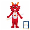 Adult Cartoon Chinese Fire Dragon Mascot Costume