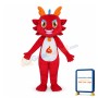 Adult Cartoon Chinese Fire Dragon Mascot Costume