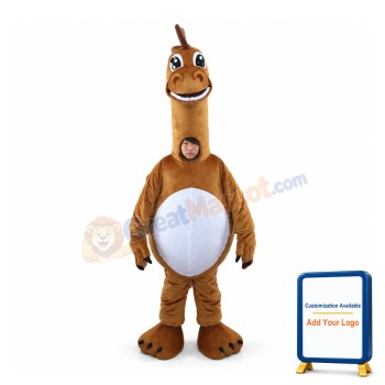 Adult Brown Dinosaur Lightweight Mascot Costume