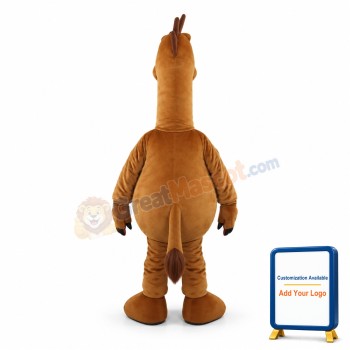 Adult Brown Dinosaur Lightweight Mascot Costume