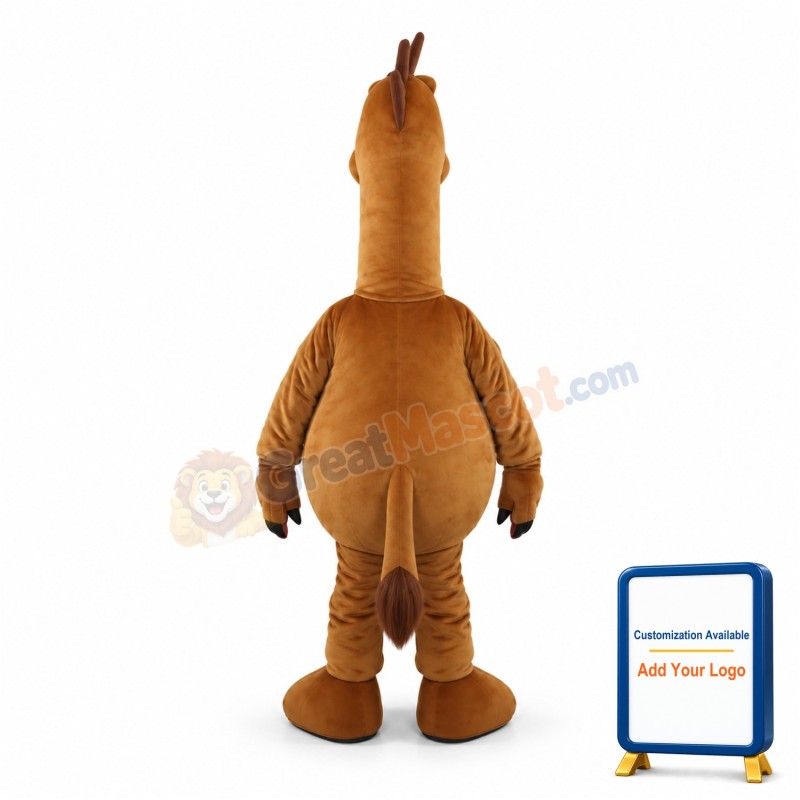 Adult Brown Dinosaur Lightweight Mascot Costume