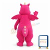 Adult Cartoon Pink Dragon Lightweight Mascot Costume