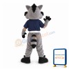 Cute Gray Wolf Cub Mascot Costume