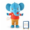 Cute Cartoon Blue Elephant Lightweight Mascot Adult Costume