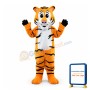 Orange Tiger Mascot Adult Costume