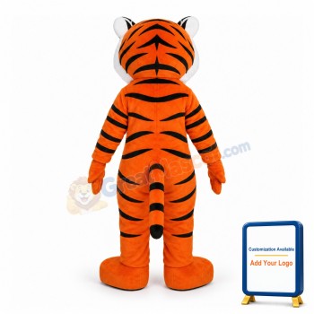 Fierce Adult Tiger Plush Lightweight Mascot Costume