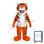Fierce Adult Tiger Plush Lightweight Mascot Costume