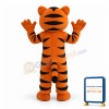 Old Tiger Cartoon Mascot Costume