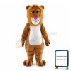 Brown Lion Mascot Costume
