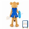 Cartoon Little Lion Girl With Lifebuoy Mascot Costume