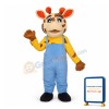 Adult Cartoon Giraffe Mascot Costume