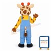 Adult Cartoon Giraffe Mascot Costume