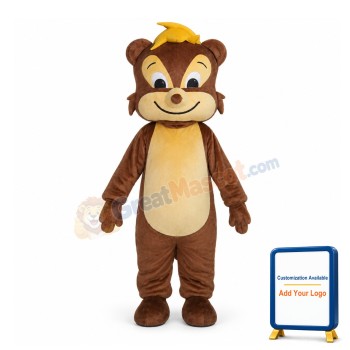 Little Brown Squirrel Mascot Costume For Adult