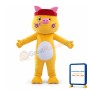 Cute Cartoon Yellow Cat Mascot Costume For Adult