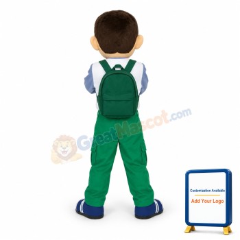 Adult Schoolboy Mascot Costume