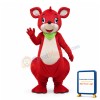 Adult Cartoon Red Kangaroo Mascot Costume