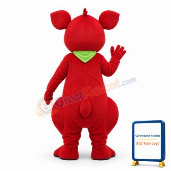 Adult Cartoon Red Kangaroo Mascot Costume