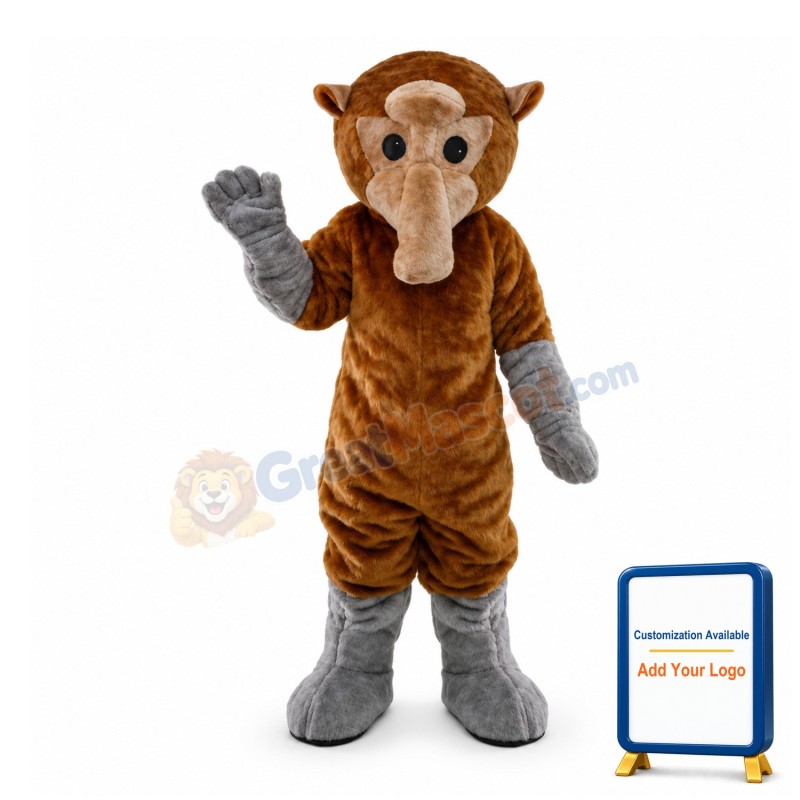 Proboscis Monkey Mascot Adult Costume