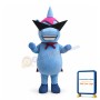 Cool Cartoon Blue Unicorn Mascot Adult Costume
