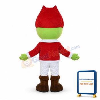 Pirate Green Snake Mascot Costume