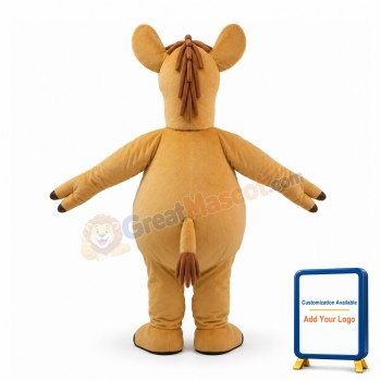 Light Brown Kangaroo Lightweight Mascot Costume