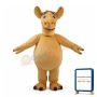 Light Brown Kangaroo Lightweight Mascot Costume