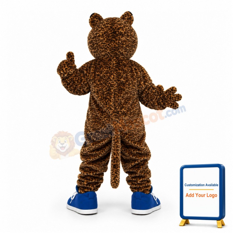 Mischievous Leopard Mascot Adult Costume