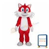 Adult Cartoon Red Fox Mascot Costume