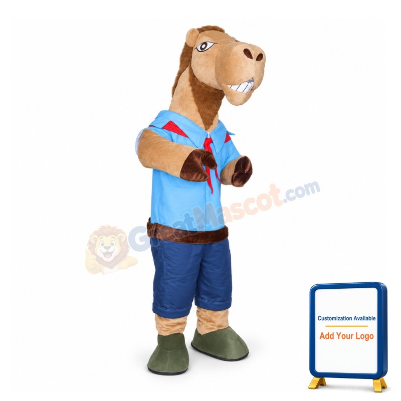 Student Camel Mascot Adult Costume