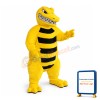 Fierce Golden Gator High School Mascot Costume
