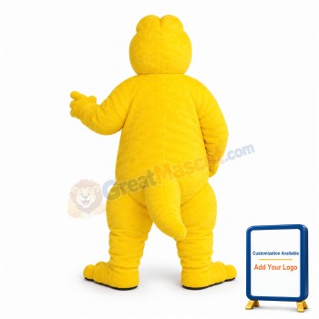 Fierce Golden Gator High School Mascot Costume