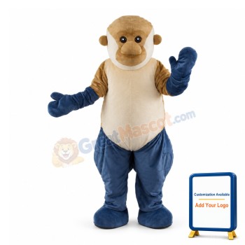 2nd Version Of Proboscis Monkey Mascot Costume