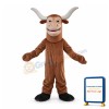 Happy Brown Texas Longhorn Mascot Adult Costume