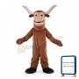 Happy Brown Texas Longhorn Mascot Adult Costume