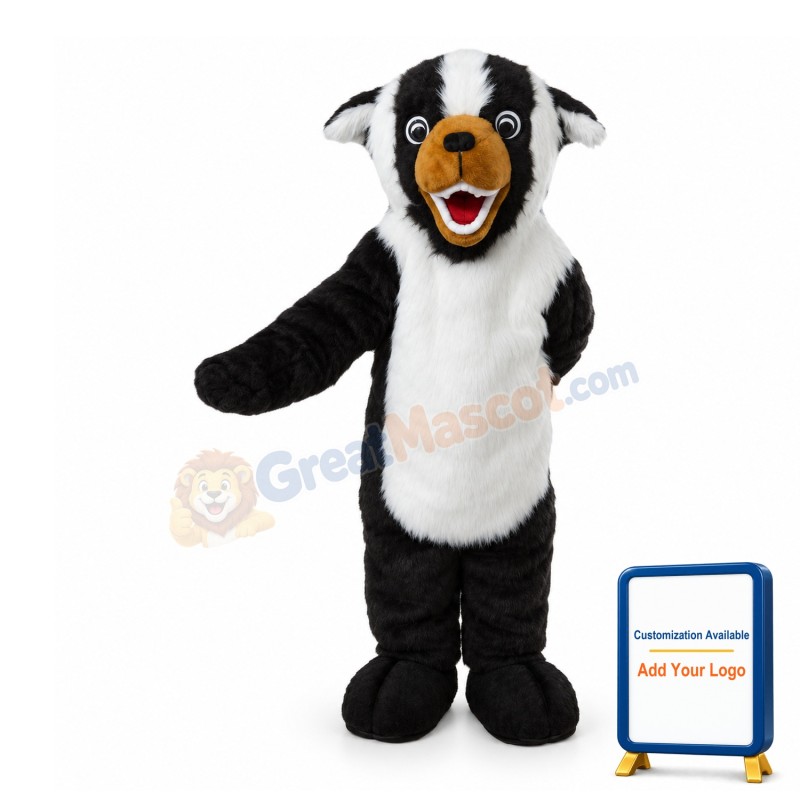 Fierce Badger Mascot Adult Costume