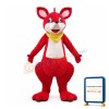 Cute Cartoon Red Kangaroo Mascot Costume