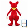 Cute Cartoon Red Kangaroo Mascot Costume