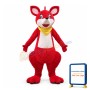 Cute Cartoon Red Kangaroo Mascot Costume