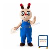 Mischievous Cartoon Rabbit Mascot Adult Costume