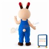 Mischievous Cartoon Rabbit Mascot Adult Costume