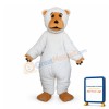 Adult plush White Monkey Lightweight Mascot Costume
