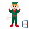 Optimistic Christmas Elf Mascot Costume