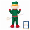 Optimistic Christmas Elf Mascot Costume