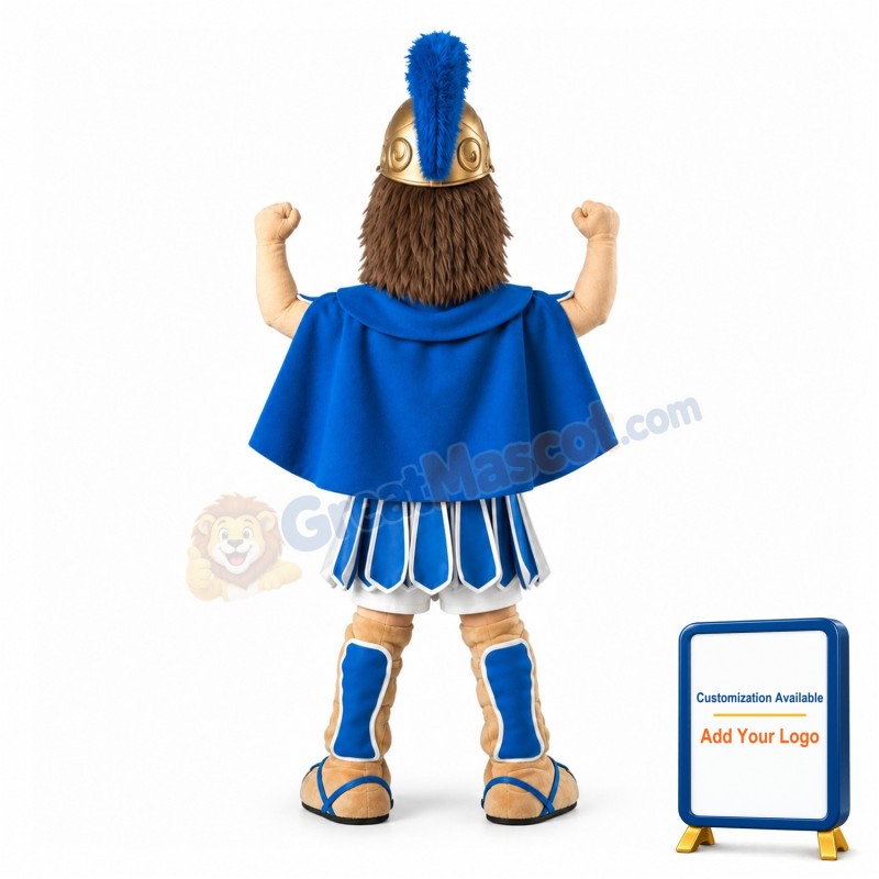Blue Trojan Mascot Costume
