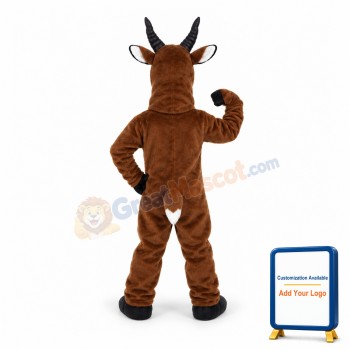 Brown Goat Mascot Adult Costume