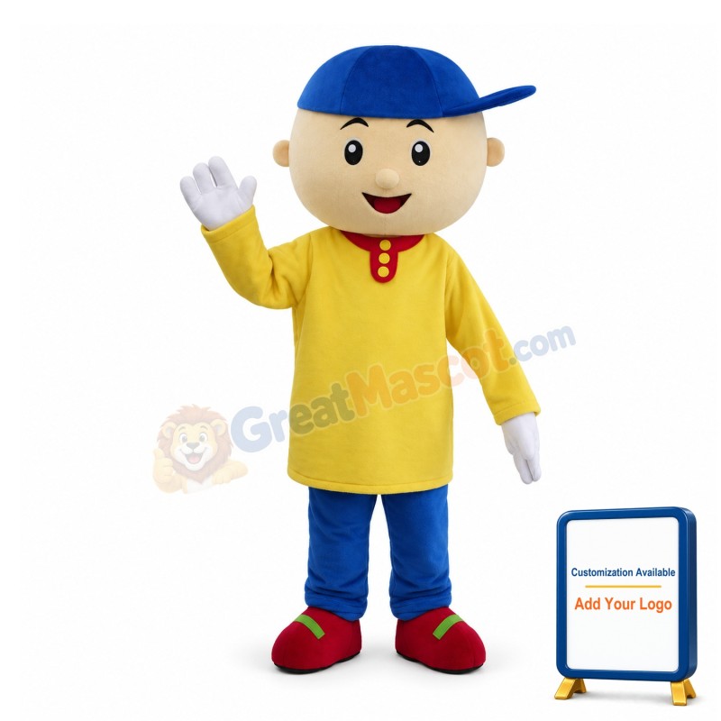 Curious Boy Caillou Mascot Costume