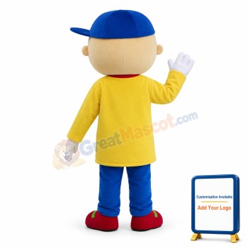 Curious Boy Caillou Mascot Costume