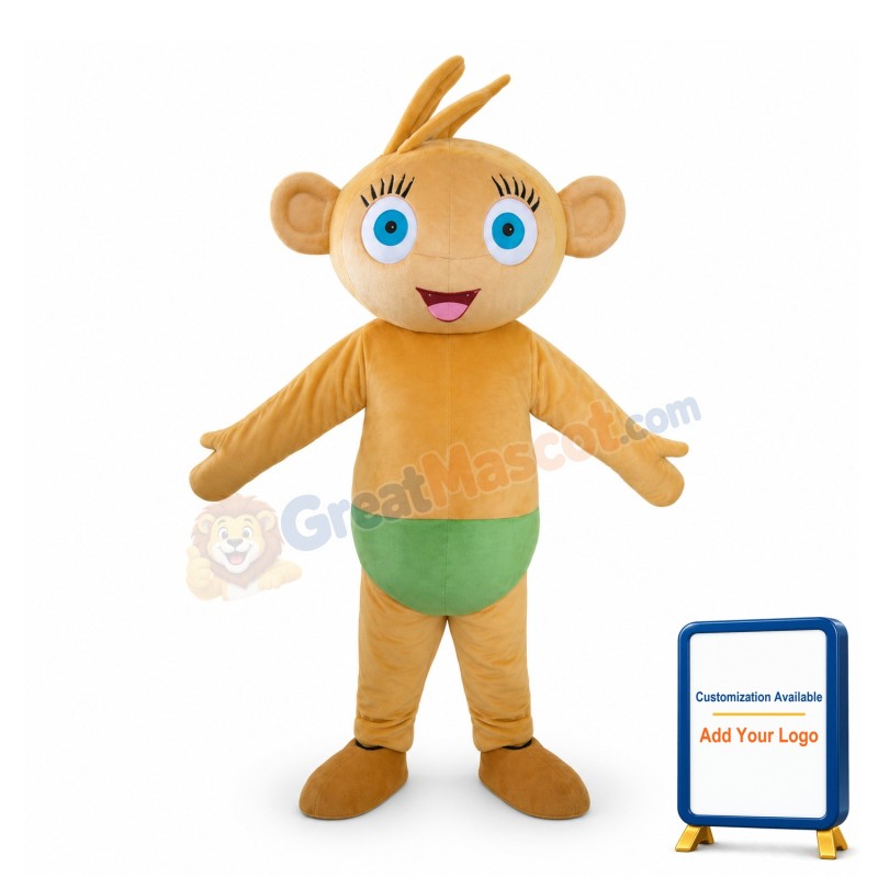 Clumsy Yojojo the Baby Monkey Mascot Costume