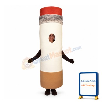 Adult Size Cigarette Lightweight Mascot Costume For Halloween Party