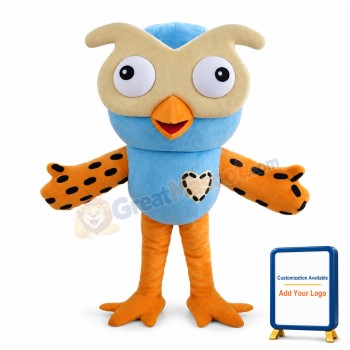 Hoot the Owl Mascot Adult Costume